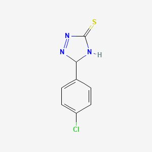 3-(4-Chlorophenyl)-3,4-dihydro-1,2,4-triazole-5-thione