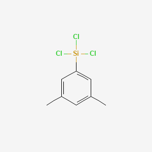 molecular formula C8H9Cl3Si B12350712 Benzene, 1,3-dimethyl-5-(trichlorosilyl)- 