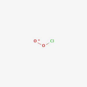 molecular formula ClO2 B1235073 Chlorine superoxide 