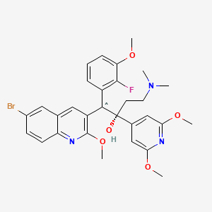 molecular formula C30H32BrFN3O5 B12350836 CID 156588604 