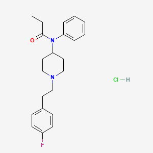 N-[1-[2-(4-fluorophenyl)ethyl]-4-piperidinyl]-N-phenyl-propanamide,monohydrochloride