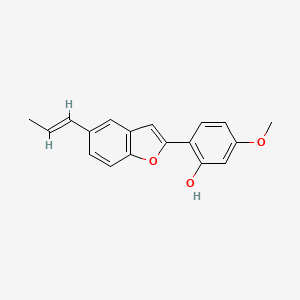 molecular formula C18H16O3 B1235086 Rataniaphenol I CAS No. 79214-54-3