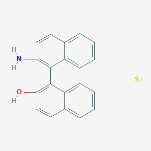 molecular formula C20H15NOS B12350903 [1,1'-Binaphthalen]-2-ol, 2'-amino-, (1S)- 