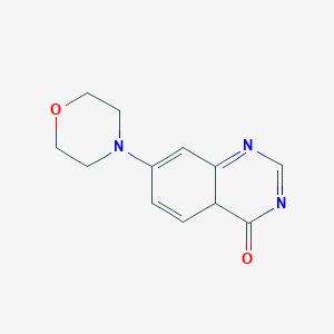 molecular formula C12H13N3O2 B12350942 4(3H)-Quinazolinone, 7-(4-morpholinyl)- 