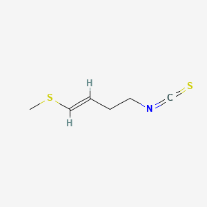 molecular formula C6H9NS2 B1235097 1-Butene, 4-isothiocyanato-1-(methylthio)- 