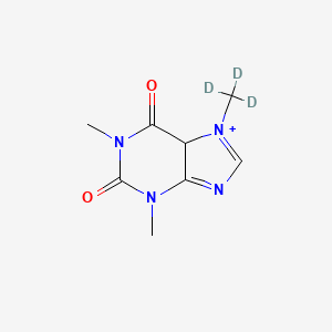 molecular formula C8H11N4O2+ B12350992 Caffeine-d3 (7-methyld-d3) 