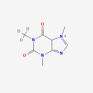 3,7-dimethyl-1-(trideuteriomethyl)-5H-purin-7-ium-2,6-dione