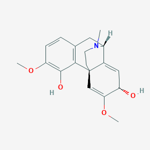 molecular formula C19H23NO4 B1235100 Salutaridinol 