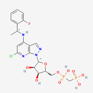 molecular formula C20H22ClFN4O9P2 B12351070 CID 156588627 