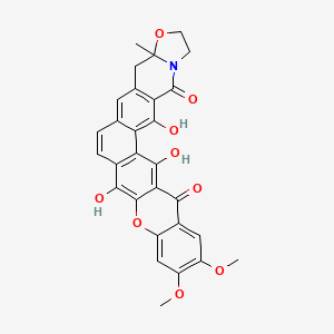 molecular formula C29H23NO9 B1235111 Cervinomycin A1 CAS No. 82658-23-9