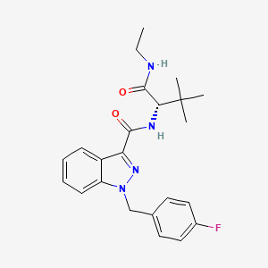 molecular formula C23H27FN4O2 B12351113 Eadb-fubinaca 