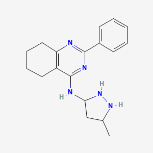 N-(5-methylpyrazolidin-3-yl)-2-phenyl-5,6,7,8-tetrahydroquinazolin-4-amine