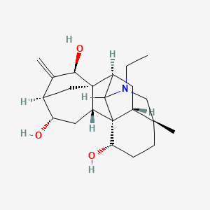 (1R,2R,4S,5R,7R,8R,9R,13R,16S,17R)-11-ethyl-13-methyl-6-methylidene-11-azahexacyclo[7.7.2.15,8.01,10.02,8.013,17]nonadecane-4,7,16-triol