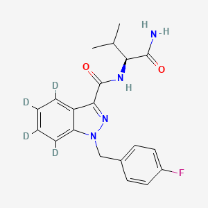 (S)-N-(1-amino-3-methyl-1-oxobutan-2-yl)-1-(4-fluorobenzyl)-1H-indazole-4,5,6,7-d4-3-carboxamide