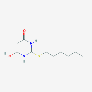 2-(Hexylthio)-6-hydroxy-4(3H)-pyrimidinone