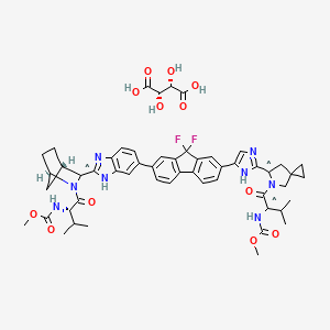 molecular formula C53H57F2N8O12 B12351233 CID 156588574 