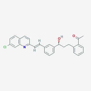 1-[2-[(3R)-3-[3-[(E)-2-(7-chloroquinolin-2-yl)ethenyl]phenyl]-3-hydroxypropyl]phenyl]ethanone