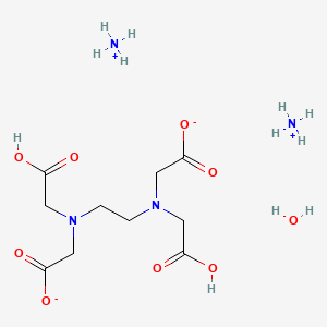 Glycine, N,N'-1,2-ethanediylbis[N-(carboxymethyl)-, diammonium salt, monohydrate (9CI)