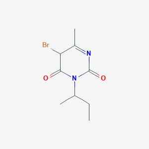 5-Bromo-3-(butan-2-yl)-6-methylpyrimidine-2,4(3H,5H)-dione