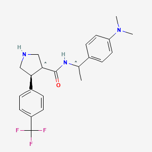 molecular formula C22H24F3N3O B12351384 CID 156588645 