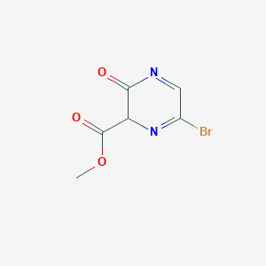 methyl 6-bromo-3-oxo-2H-pyrazine-2-carboxylate