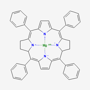 molecular formula C44H34MgN4-2 B12351411 magnesium;(4Z,10Z,15Z,19Z)-5,10,15,20-tetraphenyl-1,2,3,12,13,14-hexahydroporphyrin-21,22,23,24-tetraide 