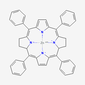 zinc;(4Z,10Z,15Z,19Z)-5,10,15,20-tetraphenyl-1,2,3,12,13,14-hexahydroporphyrin-21,22,23,24-tetraide