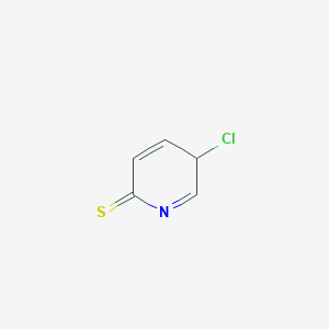 molecular formula C5H4ClNS B12351473 3-chloro-3H-pyridine-6-thione 