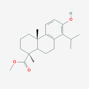 molecular formula C21H30O3 B1235149 Totarol-19-carboxylic acid, methyl ester 