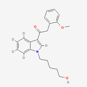 1-(1-(5-hydroxypentyl)-1H-indol-3-yl)-2-(2-methoxyphenyl)ethanone-2,4,5,6,7-d5