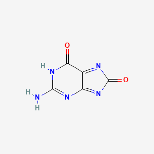 molecular formula C5H3N5O2 B12351550 2-Amino-1H-purine-6,8-dione CAS No. 82014-86-6