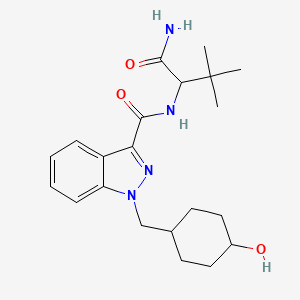 N-(1-amino-3,3-dimethyl-1-oxobutan-2-yl)-1-((4-hydroxycyclohexyl)methyl)-1h-indazole-3-carboxamide