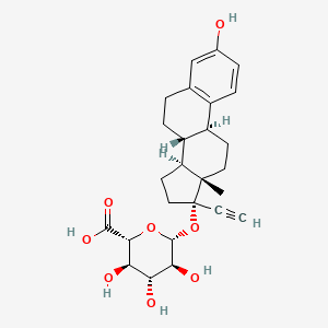 molecular formula C26H32O8 B12351570 Ethynyl Estradiol 17-beta-D-Glucuronide 