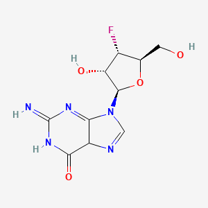 9-[(2R,3S,4S,5R)-4-fluoro-3-hydroxy-5-(hydroxymethyl)oxolan-2-yl]-2-imino-5H-purin-6-one