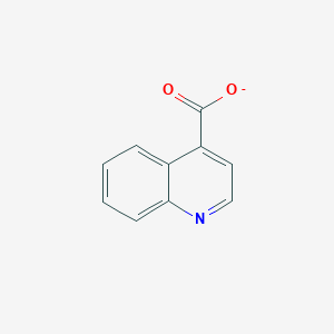 molecular formula C10H6NO2- B1235159 Quinoline-4-carboxylate 