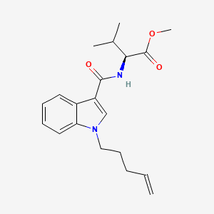 molecular formula C20H26N2O3 B12351601 methyl(1-(pent-4-en-1-yl)-1H-indole-3-carbonyl)-L-valinate 