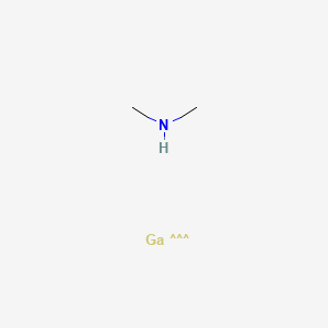 molecular formula C2H7GaN B12351631 Methanamine, N-methyl-, gallium salt (9CI) CAS No. 634559-71-0