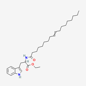 molecular formula C31H48N2O3 B1235164 ethyl 3-(1H-indol-3-yl)-2-(octadec-9-enoylamino)propanoate 