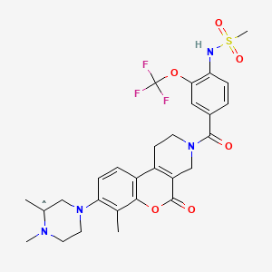 molecular formula C28H30F3N4O6S B12351668 CID 156588653 