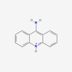 molecular formula C13H11N2+ B1235168 9-Aminoacridinium 