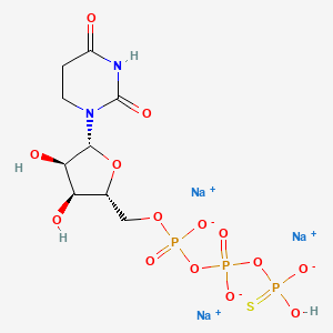 molecular formula C9H14N2Na3O14P3S B12351723 S trisodium salt 