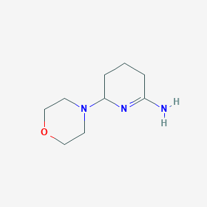 2-Morpholin-4-yl-2,3,4,5-tetrahydropyridin-6-amine