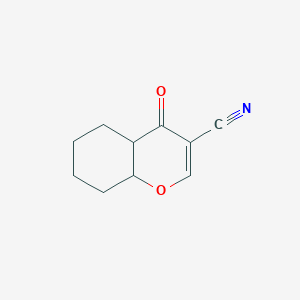 4-Oxo-4a,5,6,7,8,8a-hexahydrochromene-3-carbonitrile