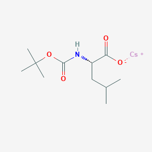 molecular formula C11H20CsNO4 B12351773 Boc-L-Leucine-O Cesium salt 