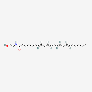 molecular formula C24H41NO2 B1235178 Docosatetraenylethanolamide 