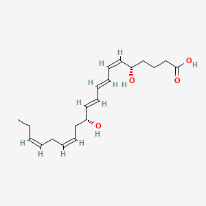 molecular formula C20H30O4 B1235181 leukotriene B5 CAS No. 80445-66-5