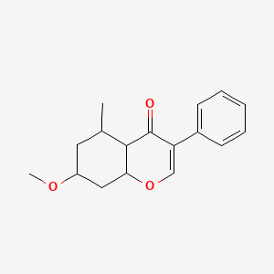 7-Methoxy-5-methyl-3-phenyl-4a,5,6,7,8,8a-hexahydrochromen-4-one