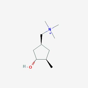 molecular formula C10H22NO+ B1235184 Deoxamuscarine 