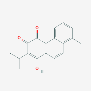 molecular formula C18H16O3 B1235187 Danshenxinkun B CAS No. 65907-76-8