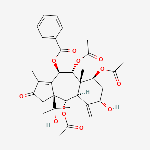 molecular formula C33H40O11 B1235188 Taxuspinanane B 